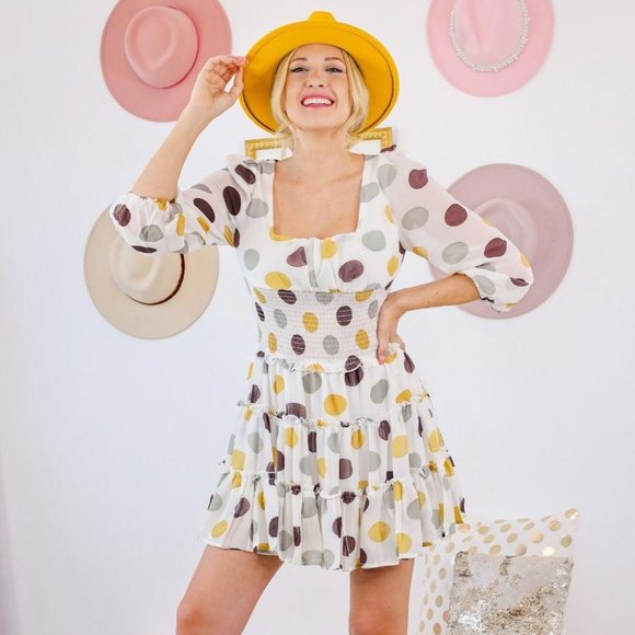 SPOTTED FASHIONISTA DRESS - Picture 1 of 3